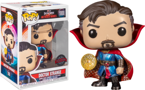 Product Image of Funko Pop! Doctor Strange in The Multiverse of Madness Dr Strange Metallic Exclusive 1000
